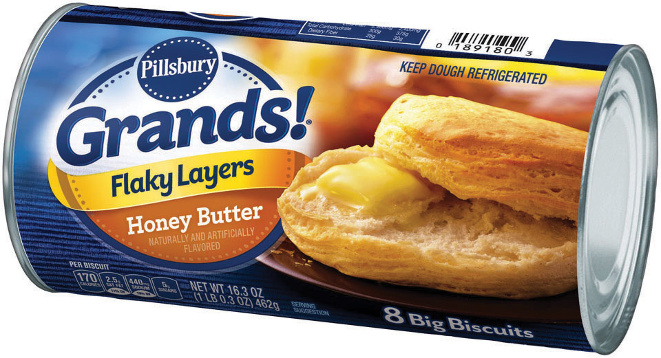 LinnThriftway Pillsbury Grands! Flaky Layers Honey Butter Biscuits 16