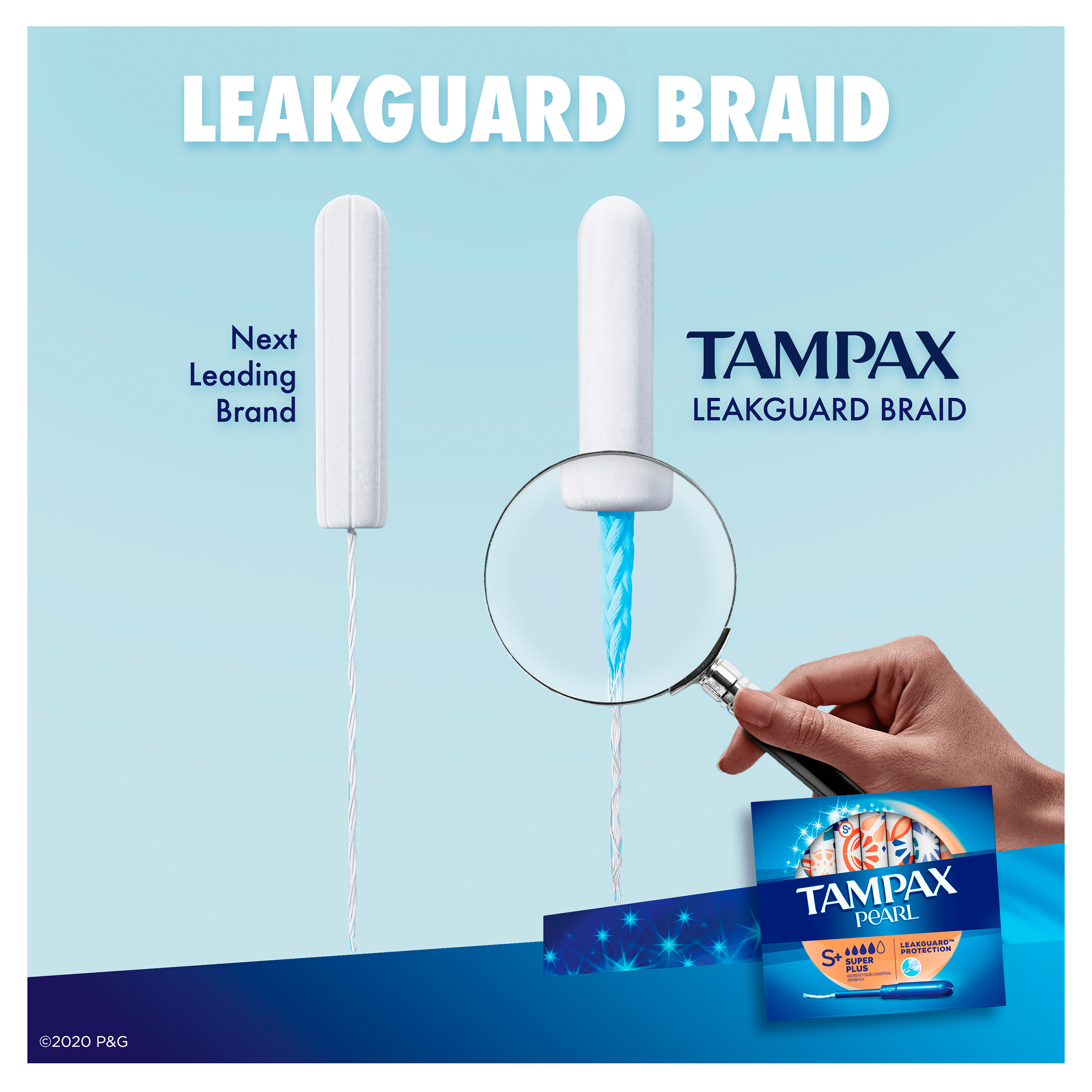 Heritage Market Tampax Pearl LeakGuard Protection Super Plus
