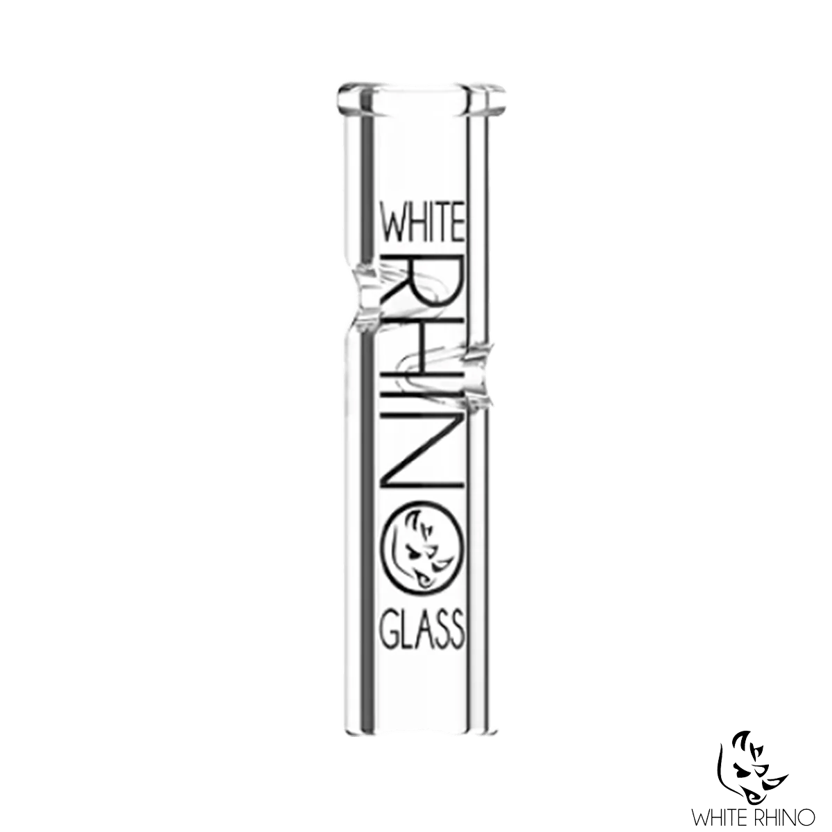 WHITE RHINO 100ct ROUND GLASS TIPS Art of Glass Wholesale