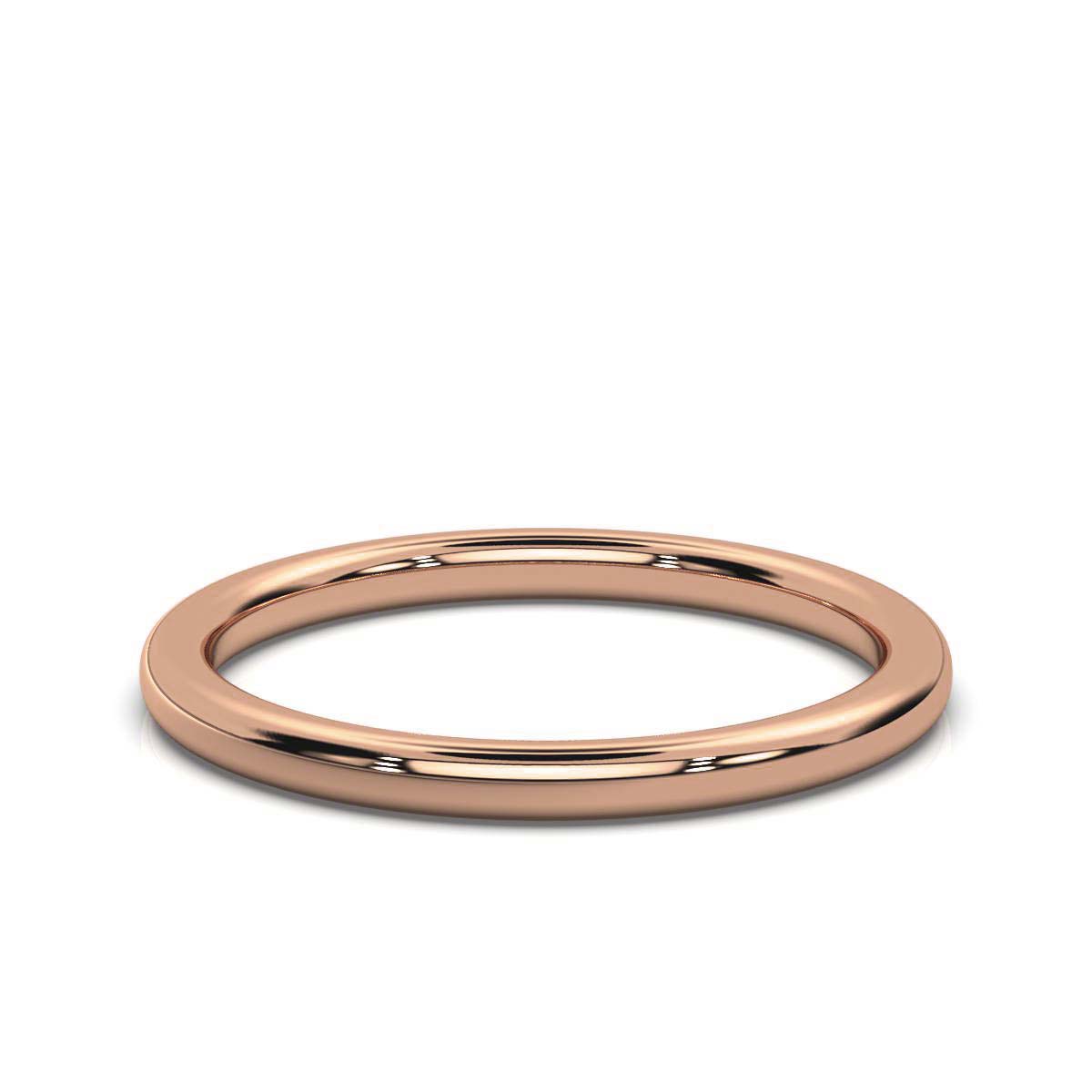 14K Rose Gold Gemini Stackable Wedding Ring The Art Of Jewels