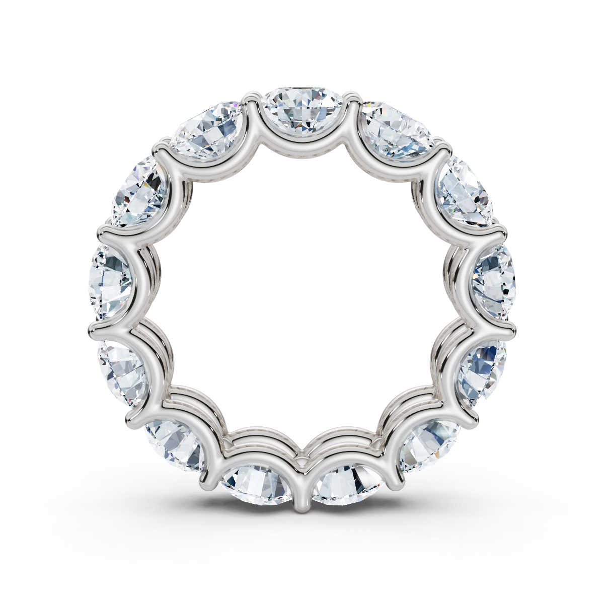 Platinum Alara Eternity Round Lab Grown Diamond Band (8.00 ct. tw