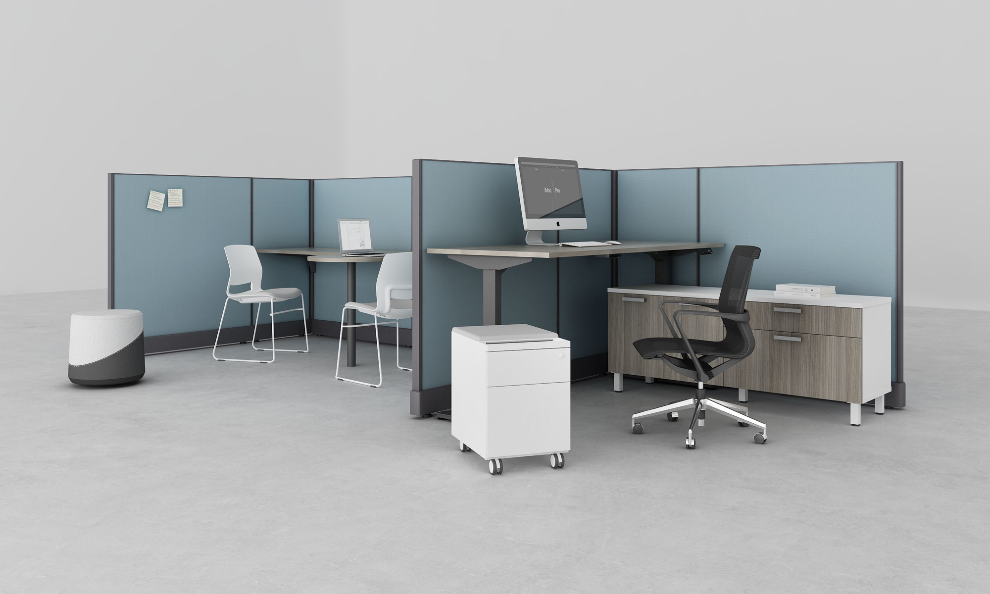 Friant System 2 Workstations Atlanta Office Liquidators