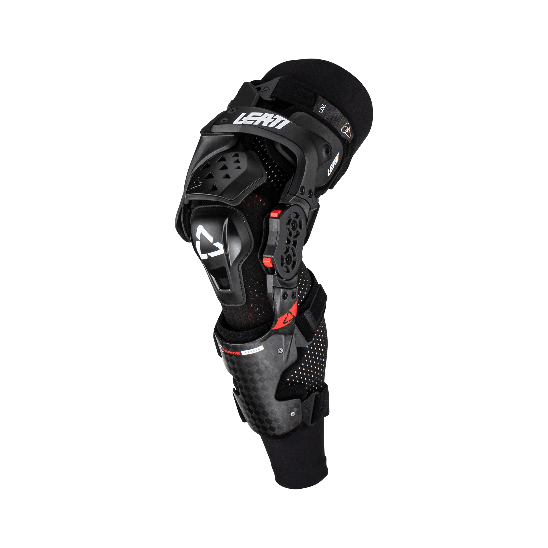 2023 Leatt Knee Brace CFrame Hybrid Right (Black) AOMC.mx