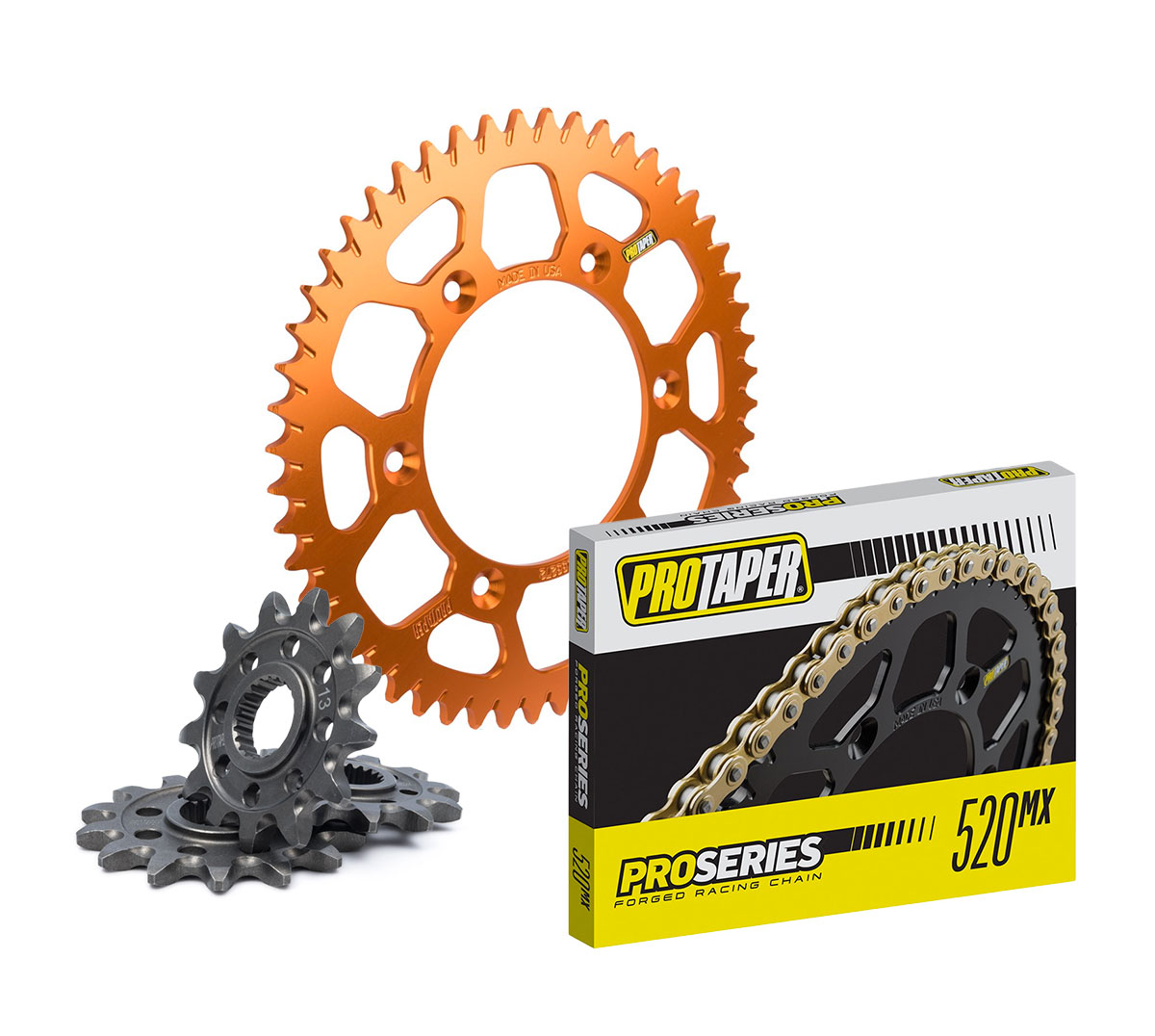 AOMC.mx Pro Taper Race Spec Chain & Sprocket Kit KTM