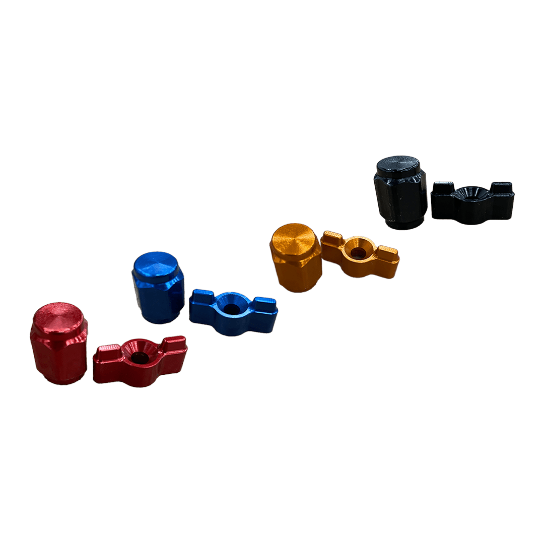 AMP KTM/Husqvarna/GasGas XAct Forks Fork Adjuster Knob & Valve Cap