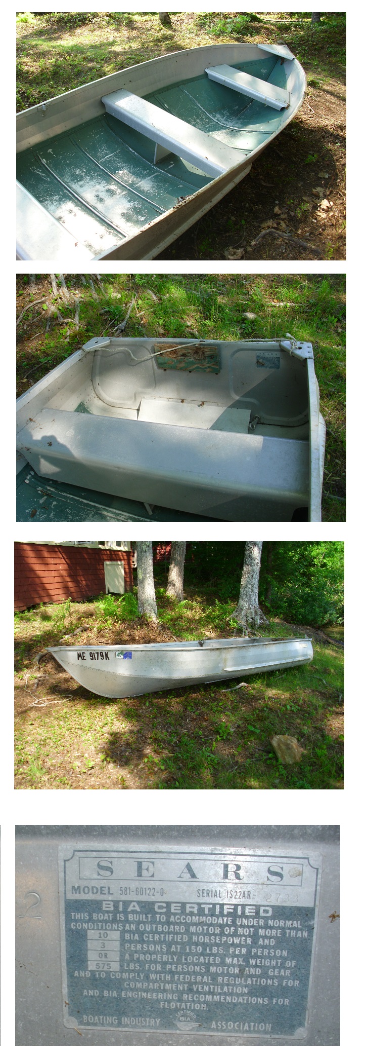 Anybody recognize this tin boat? Antique Outboard Motor Club,Inc