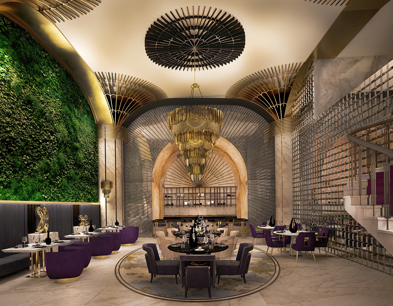 Restaurant in Qatar Ayşın Okuldaş Architecture