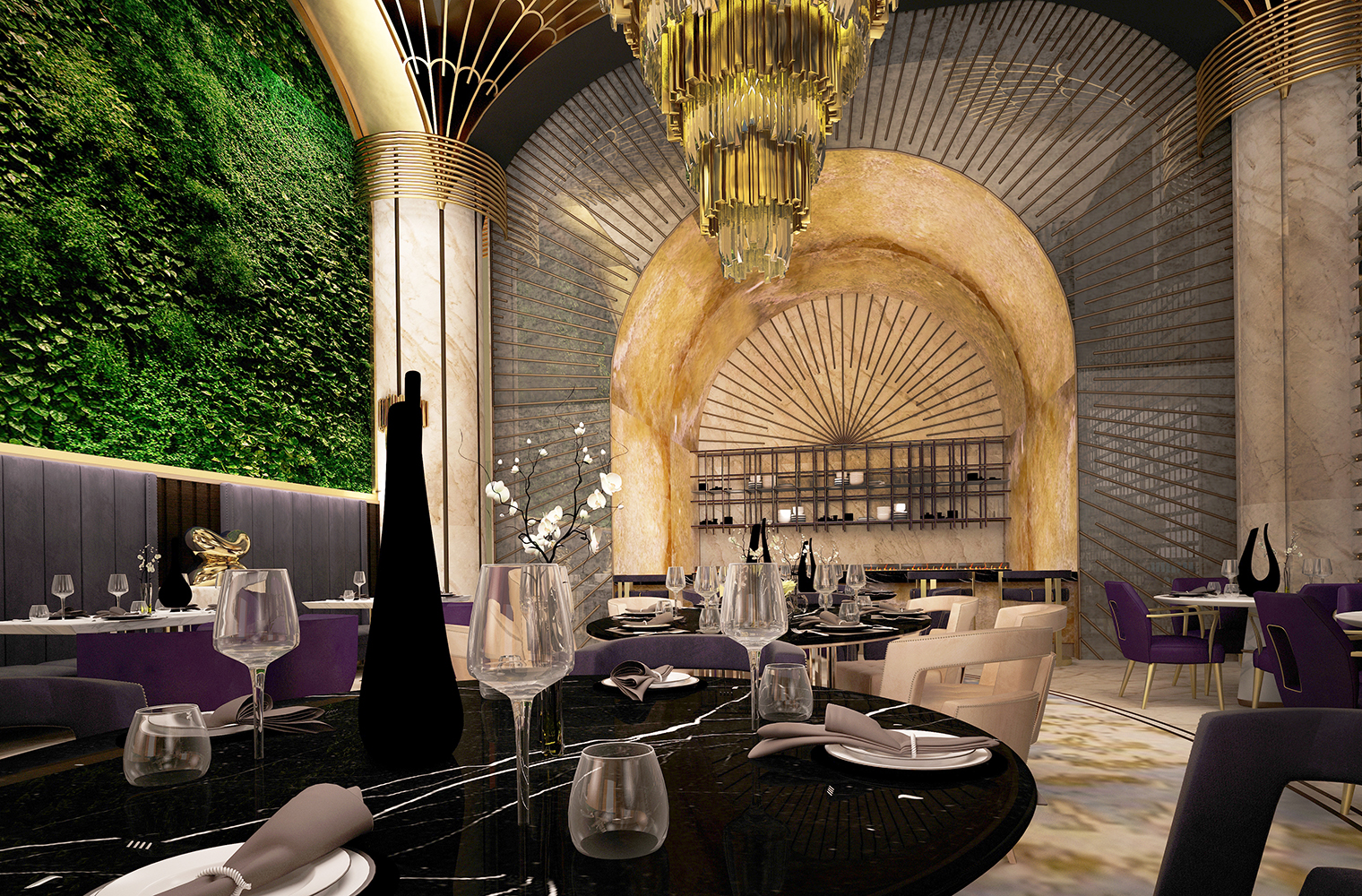 Restaurant in Qatar Ayşın Okuldaş Architecture