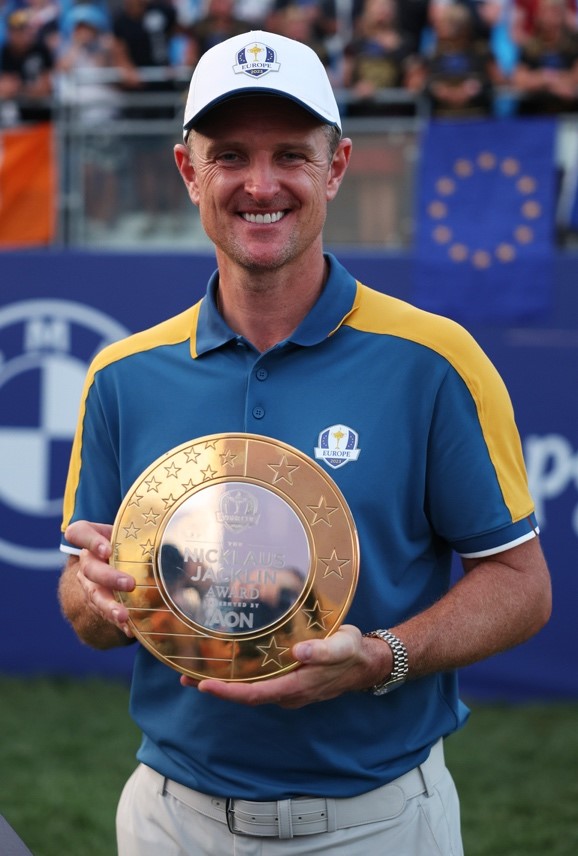 JUSTIN ROSE NAMED WINNER OF THE NICKLAUSJACKLIN AWARD PRESENTED BY AON