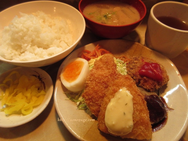 【大阪 堺筋本町「いろり」でワンコイン以下ランチ】今日のメニュー あおのページ