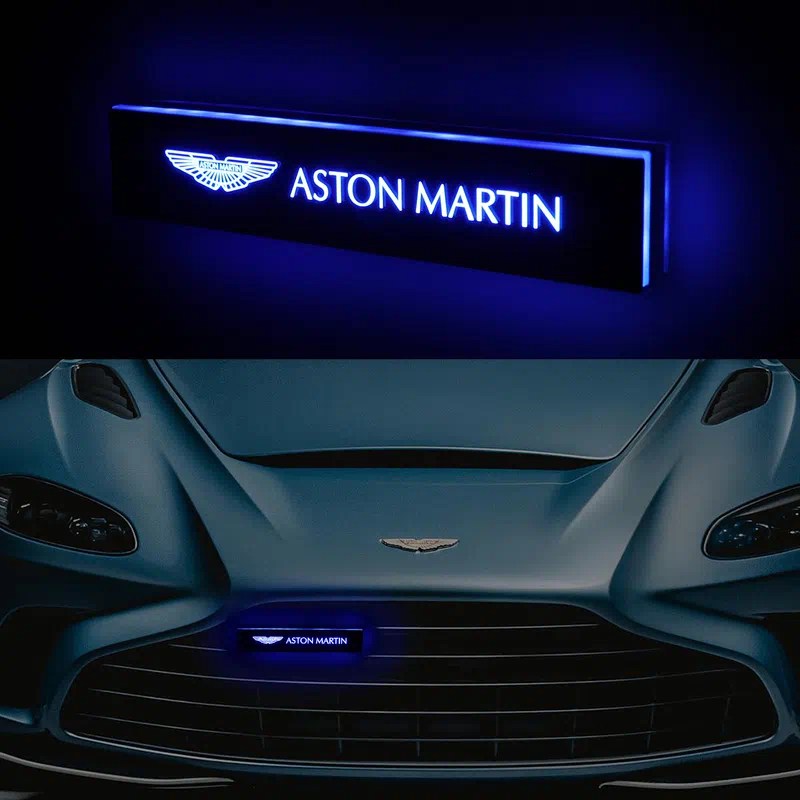 Aston Martin Car Grill Light Custom LOGO Sticker AoonuAuto.co.uk