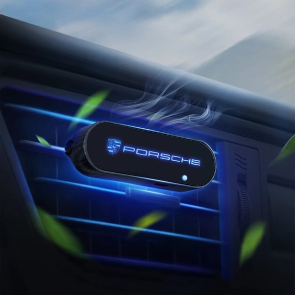 Porsche Car Air Freshener Aromatherapy Diffuser Light Decoration