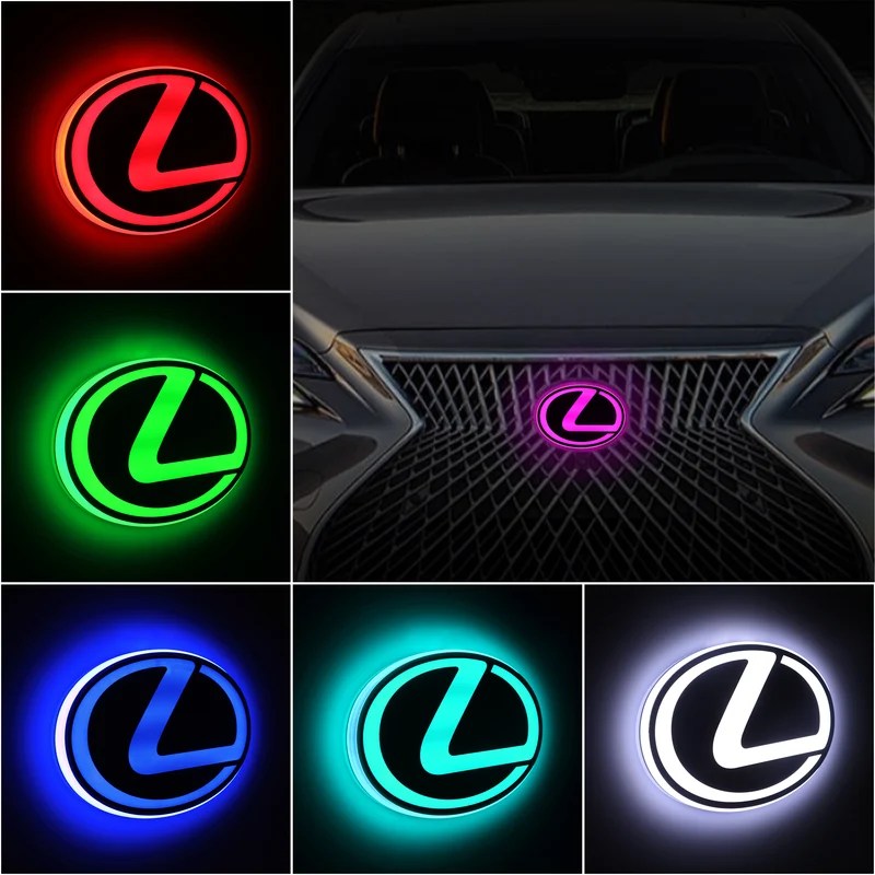 Lexus RX Cool LED Car Logo Badge Accessories