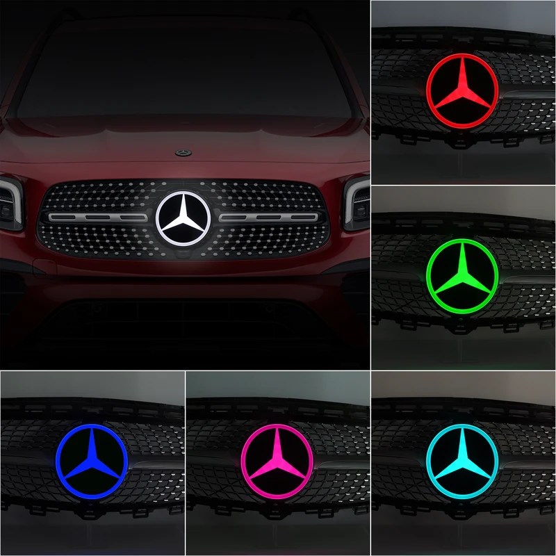 Automotive LED Lights Car Grill Emblem For MercedesBenz GCLASS