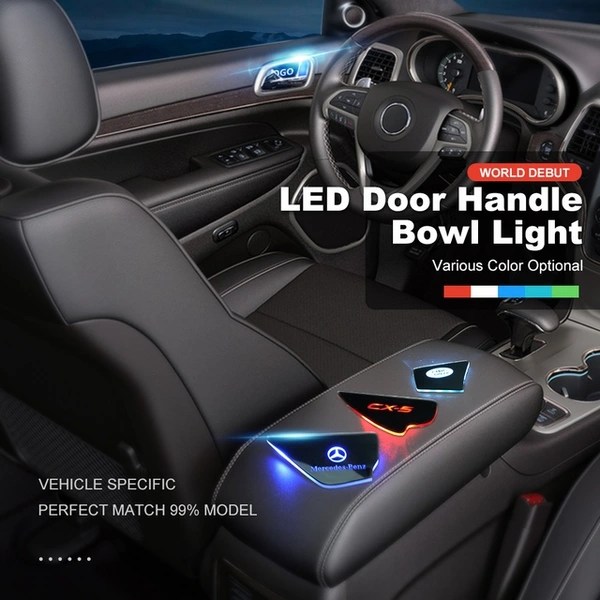 Custom Car LED Door Handle Bowl Cover Inner Atmosphere Light
