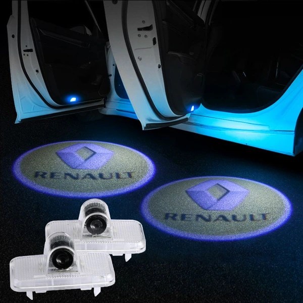 Shop Non Destructive LED Door Logo Projector Light for Renault Car