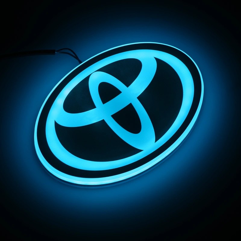 led toyota badge toyota grille emblem front emblem