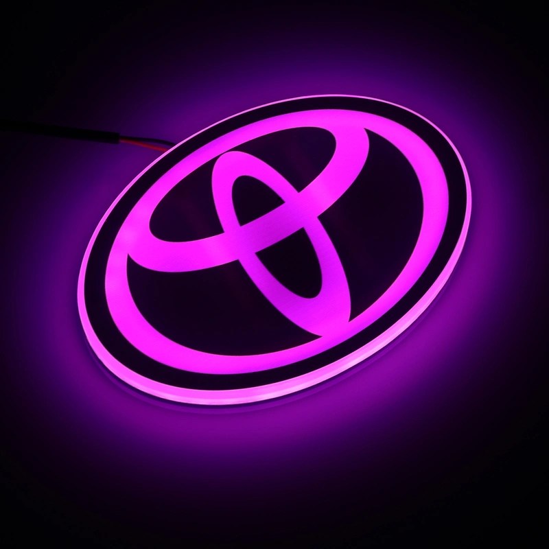 toyota corolla front emblem led toyota badge led toyota emblem
