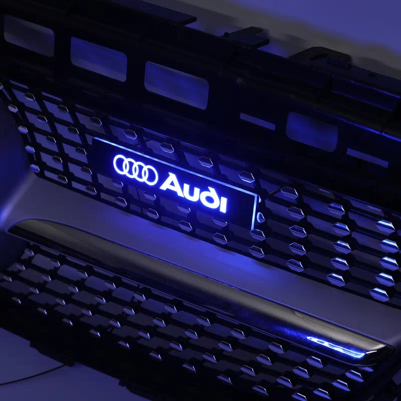 Illuminated Audi LOGO Sticker Front Grill Lights