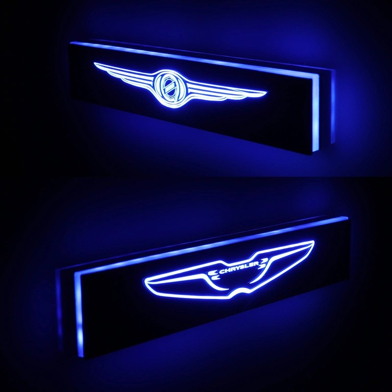 Chrysler LOGO Sticker Emblem Light