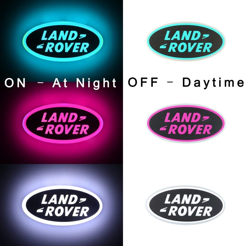 Light Up Emblem Car Accessories For Land Rover Defender