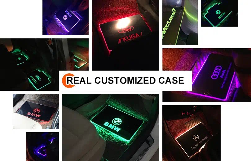 AoonuAuto LED Floor Mat Customization Service