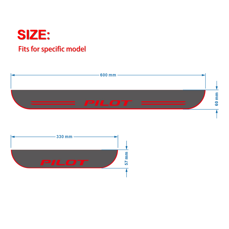 Honda Pilot Illuminated Door Sill Trim Car Step Sill