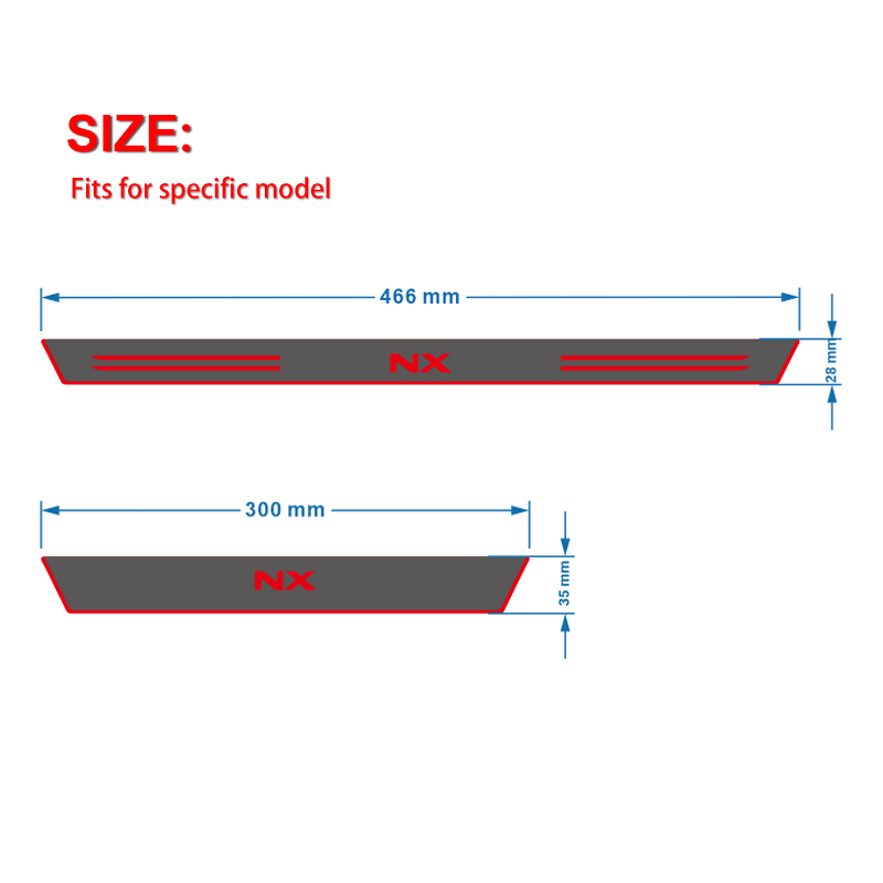 Lexus NX Illuminated Door Sills Lexus Scuff Plates