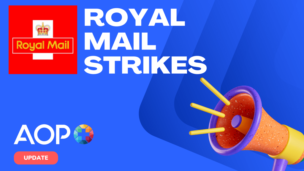 Royal Mail Strikes 2022 AOP+ Easy Print on Demand
