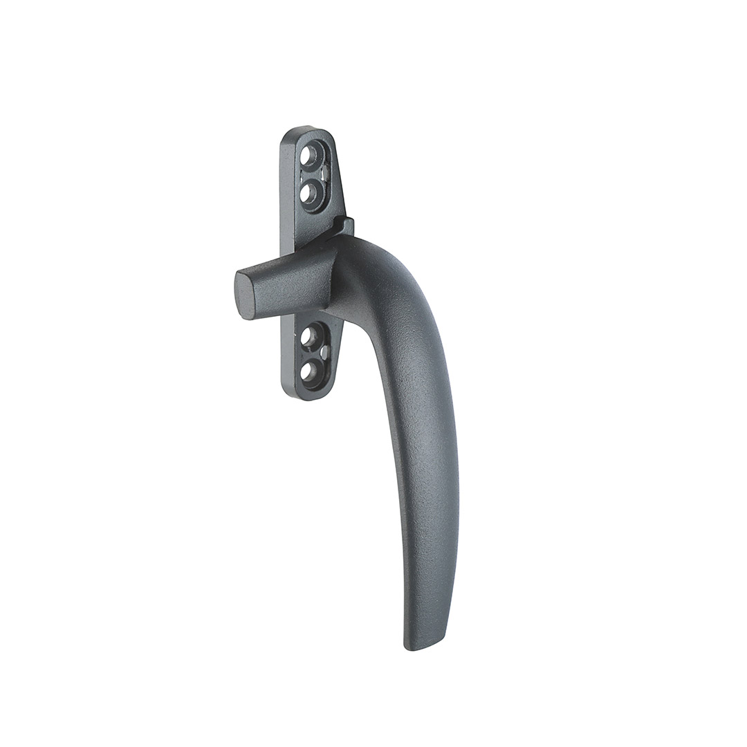 Aluminum alloy black powder coating casement window latch handle cw028