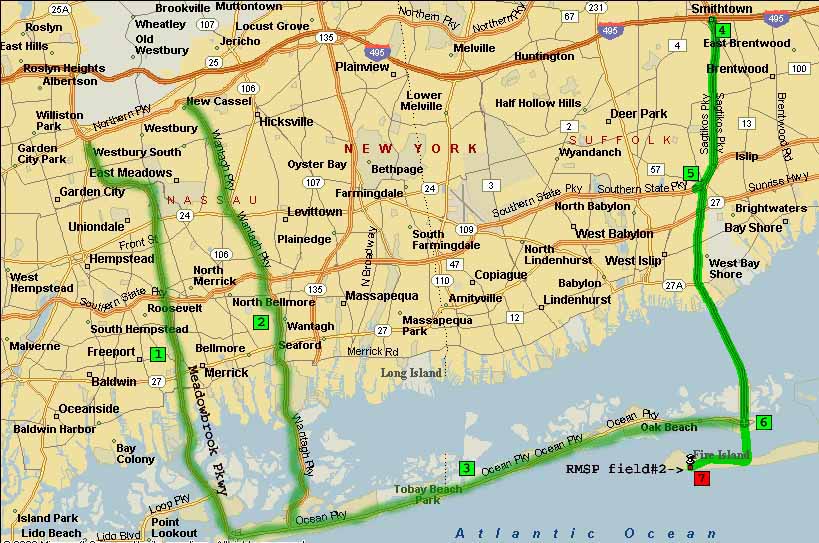 Amateur Observers' Society of New York DIRECTIONS TO RMSP