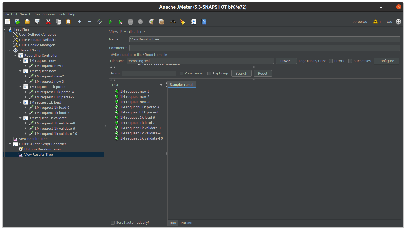 if transaction names starts identically, jmeter puts it in the same transaction controller