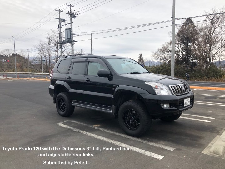 Dobinsons Lexus GX470 Nitro Lift Kit 2″/2.5″/3″ Apache Offroad