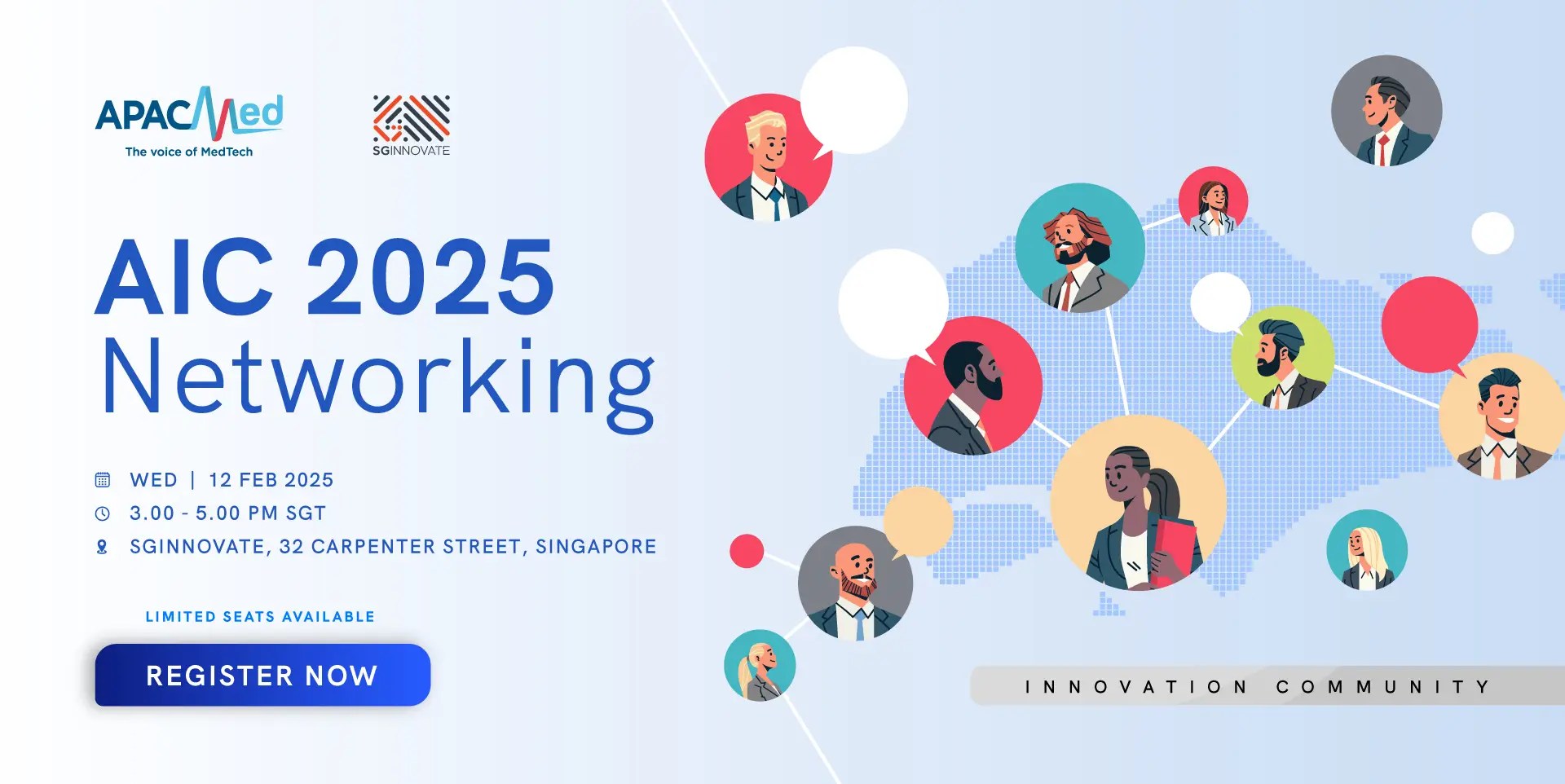 AIC 2025 Networking, in partnership with SGInnovate APACMed AIC 2025 Networking, in partnership with SGInnovate APACMed