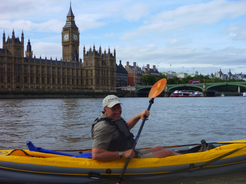 Kayaking through London Inflatable Kayaks & Packrafts