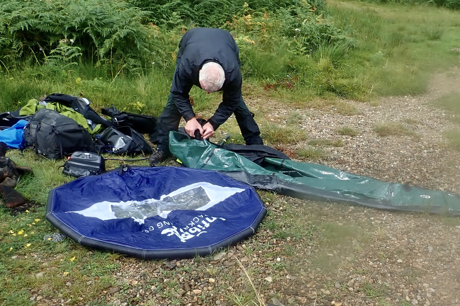 Tested Anfibio Packraft AirSail Inflatable Kayaks & Packrafts