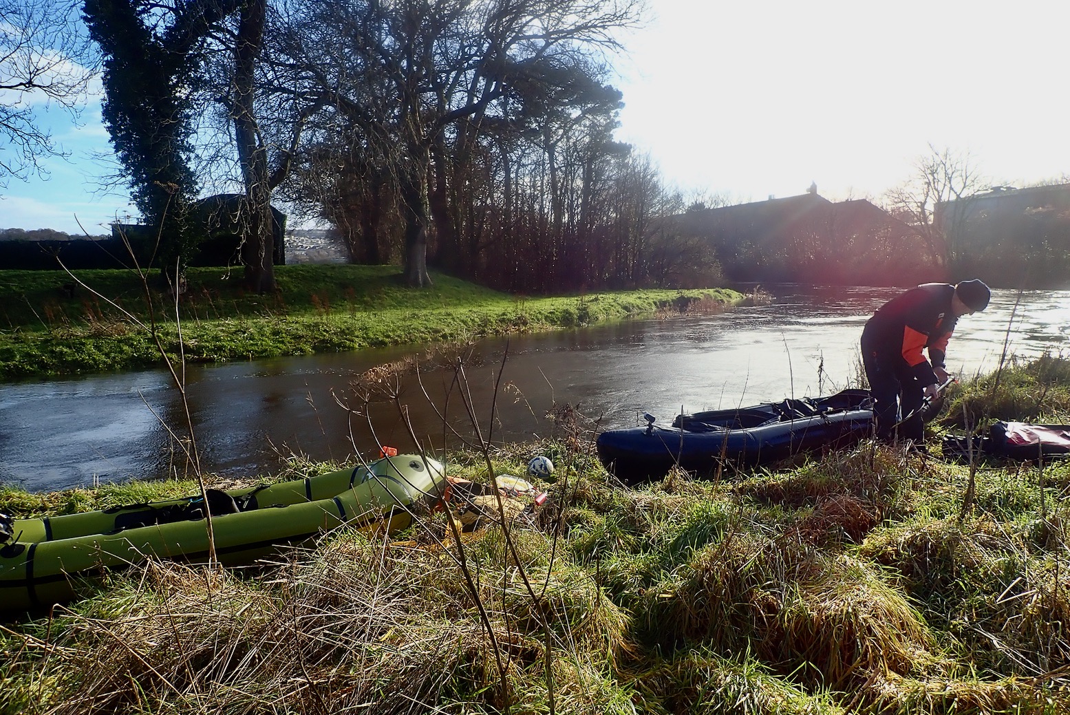 After the Gale Packrafting with the Teignmouth Beast Inflatable