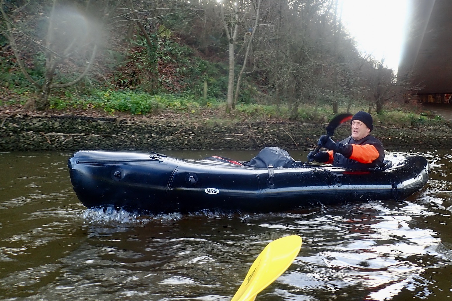 After the Gale Packrafting with the Teignmouth Beast Inflatable