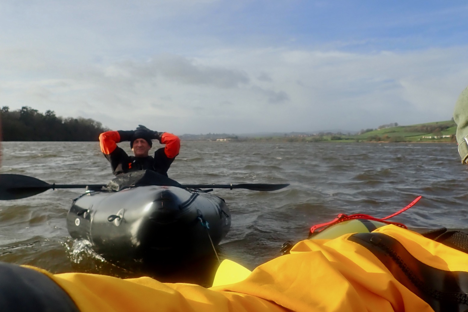 After the Gale Packrafting with the Teignmouth Beast Inflatable