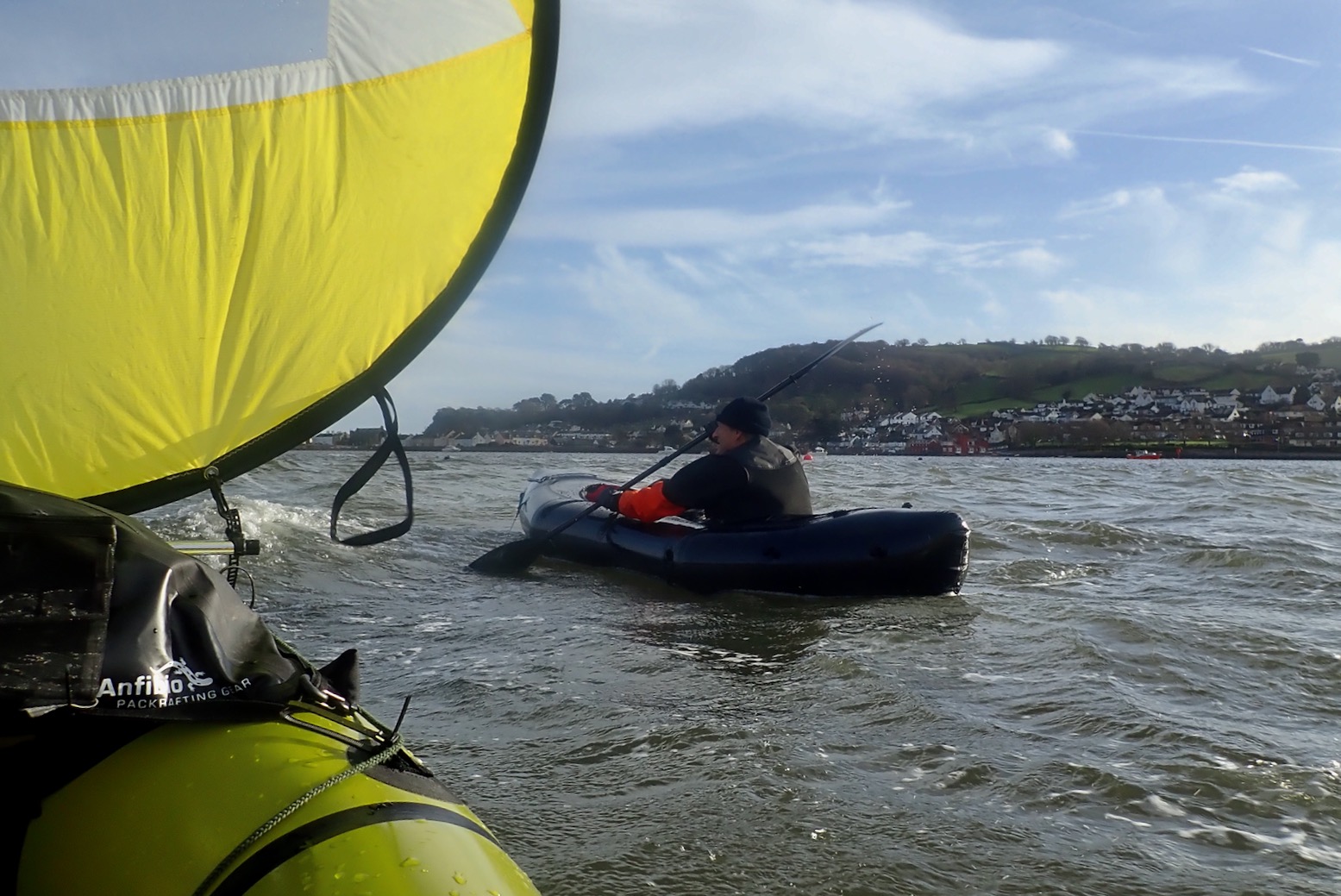 After the Gale Packrafting with the Teignmouth Beast Inflatable