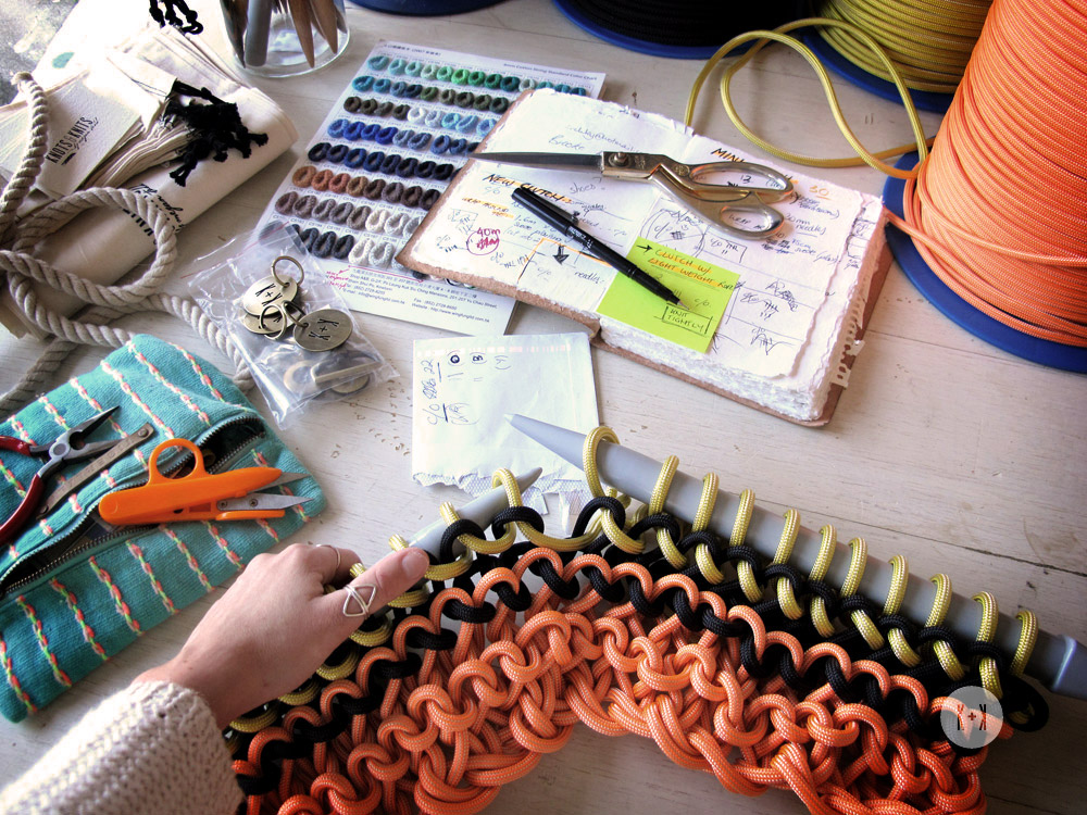 Behind the Scenes With Knots & Knits A Pair & A Spare