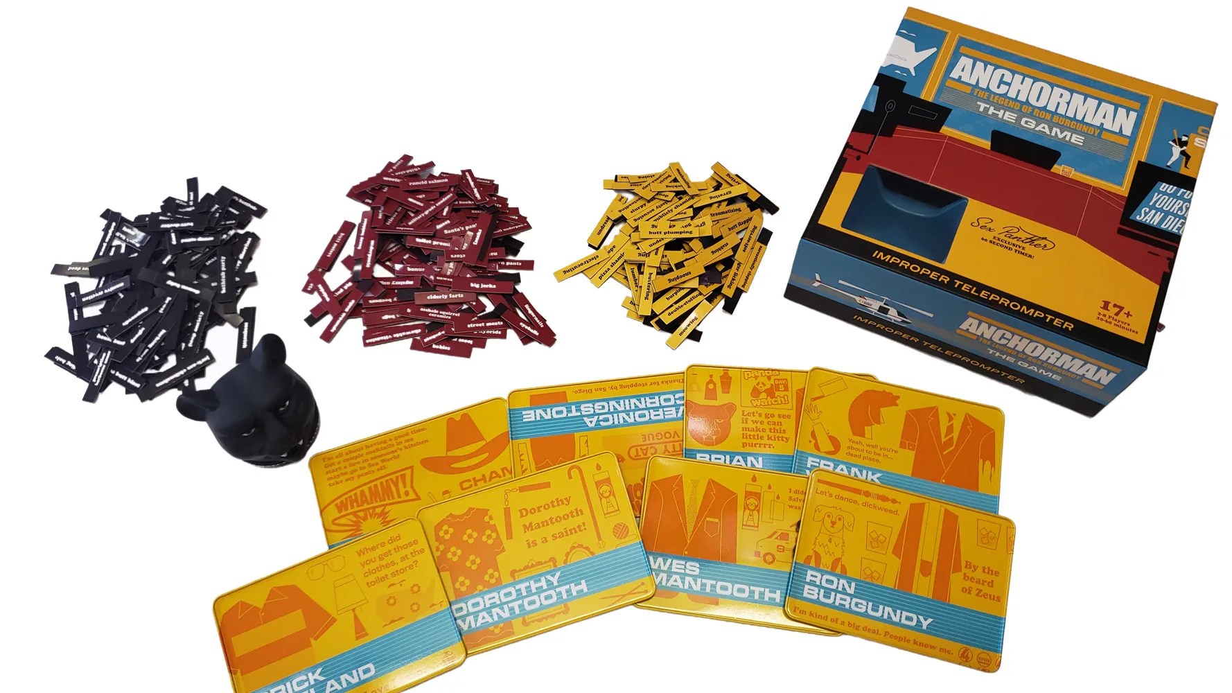 Anchorman The Game Improper Teleprompter Review A Pair of Meeples