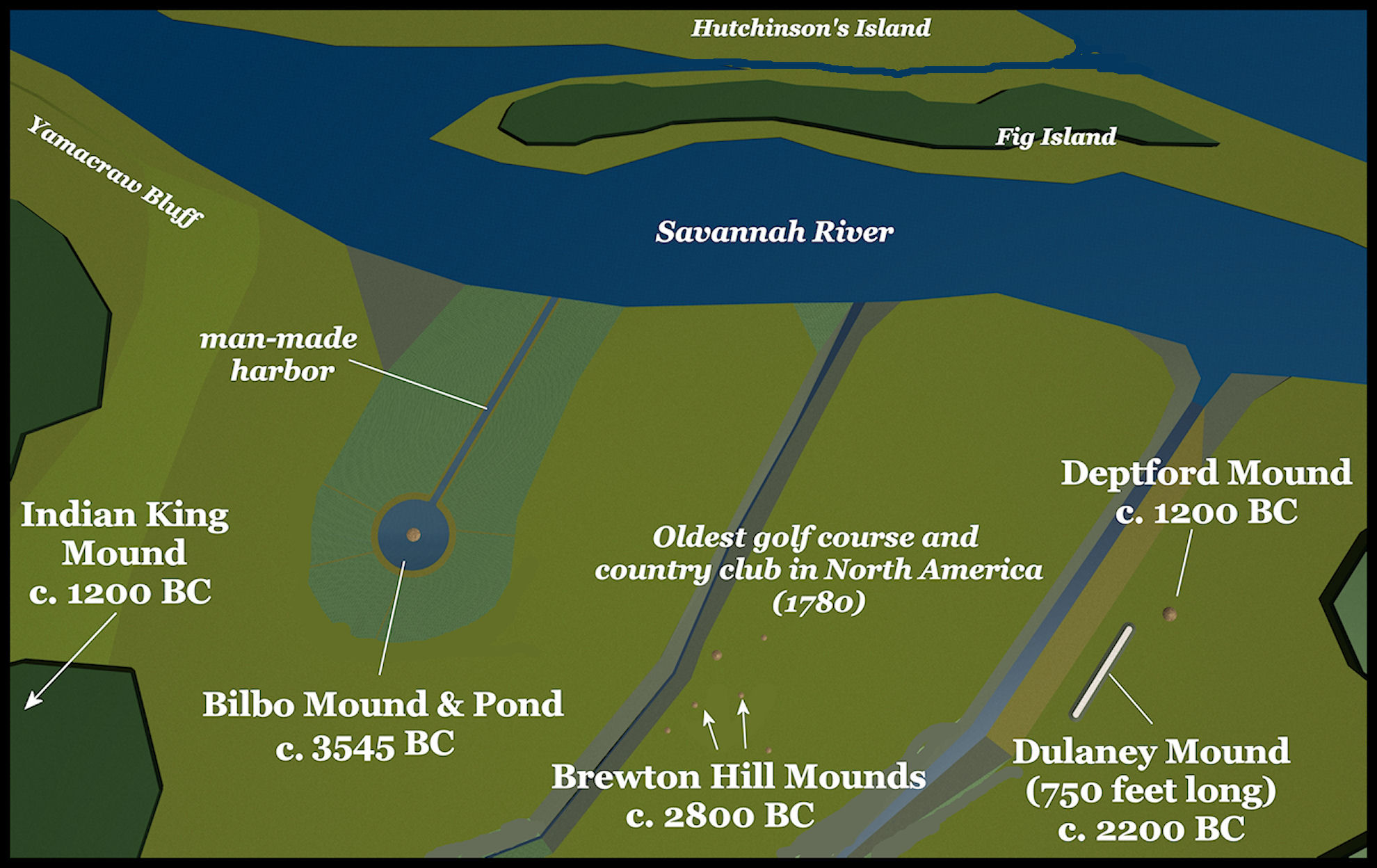 Savannah???s Bilbo Mound . . . the oldest architecture and civil