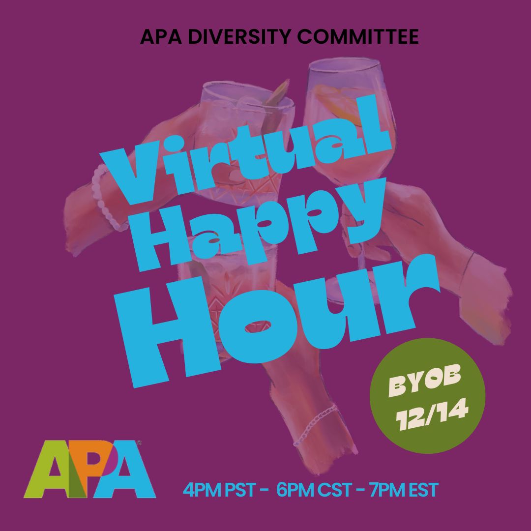 APA Diversity Virtual Happy Hour