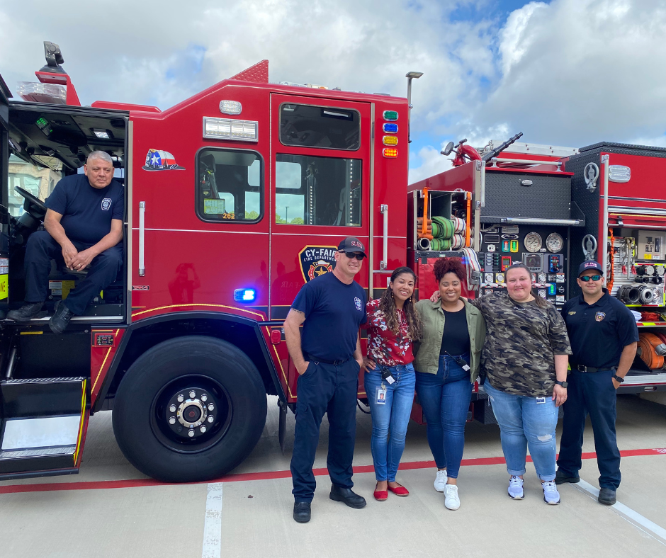 The CyFair Fire Department Visits Apara in Cypress! Apara
