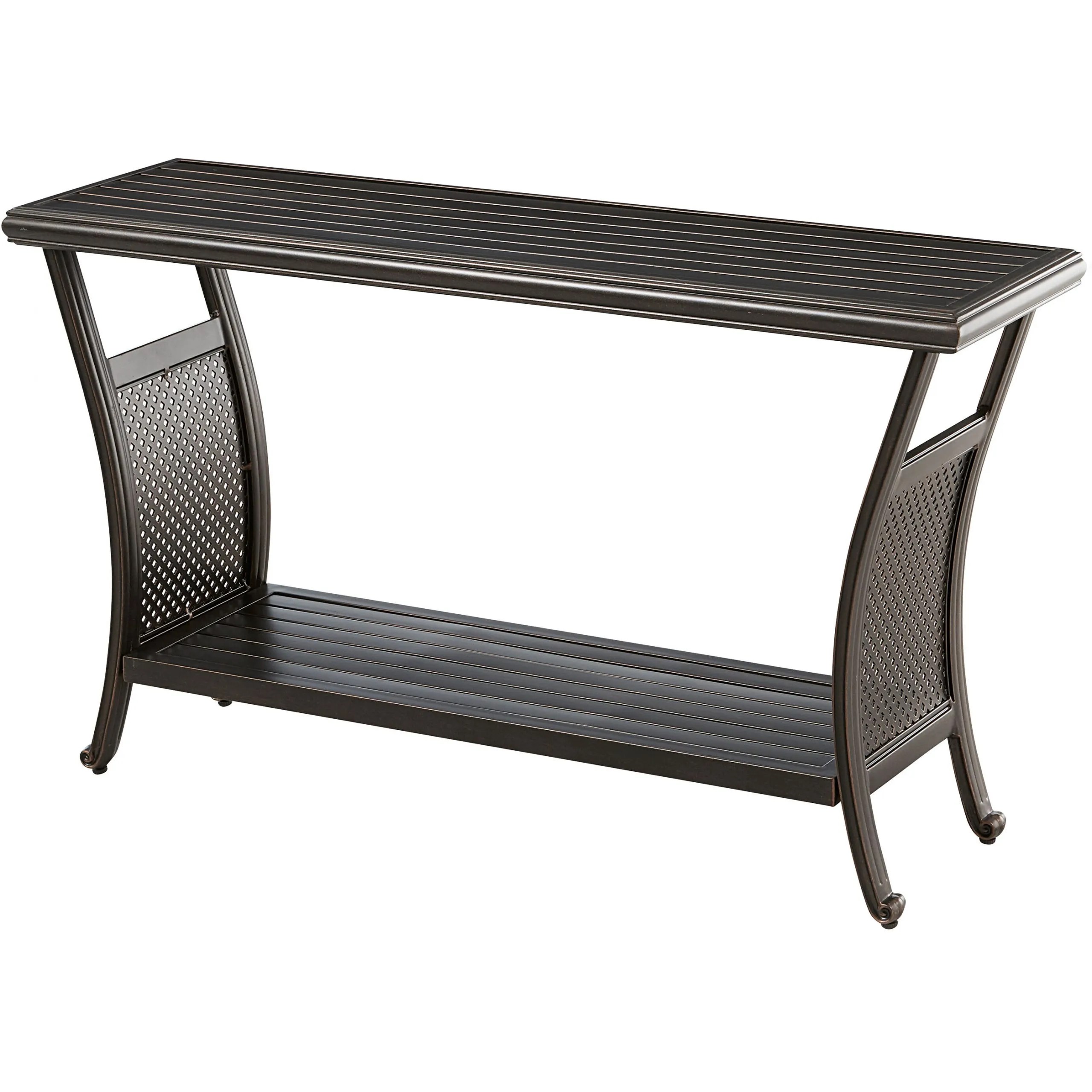 Hanover Traditions 50 in. Slattop Outdoor Console Table Apara Supply