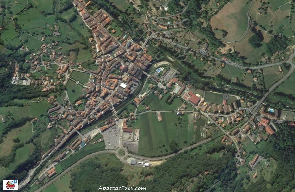 Aparcamientos gratuitos y de pago en Cangas de Onis