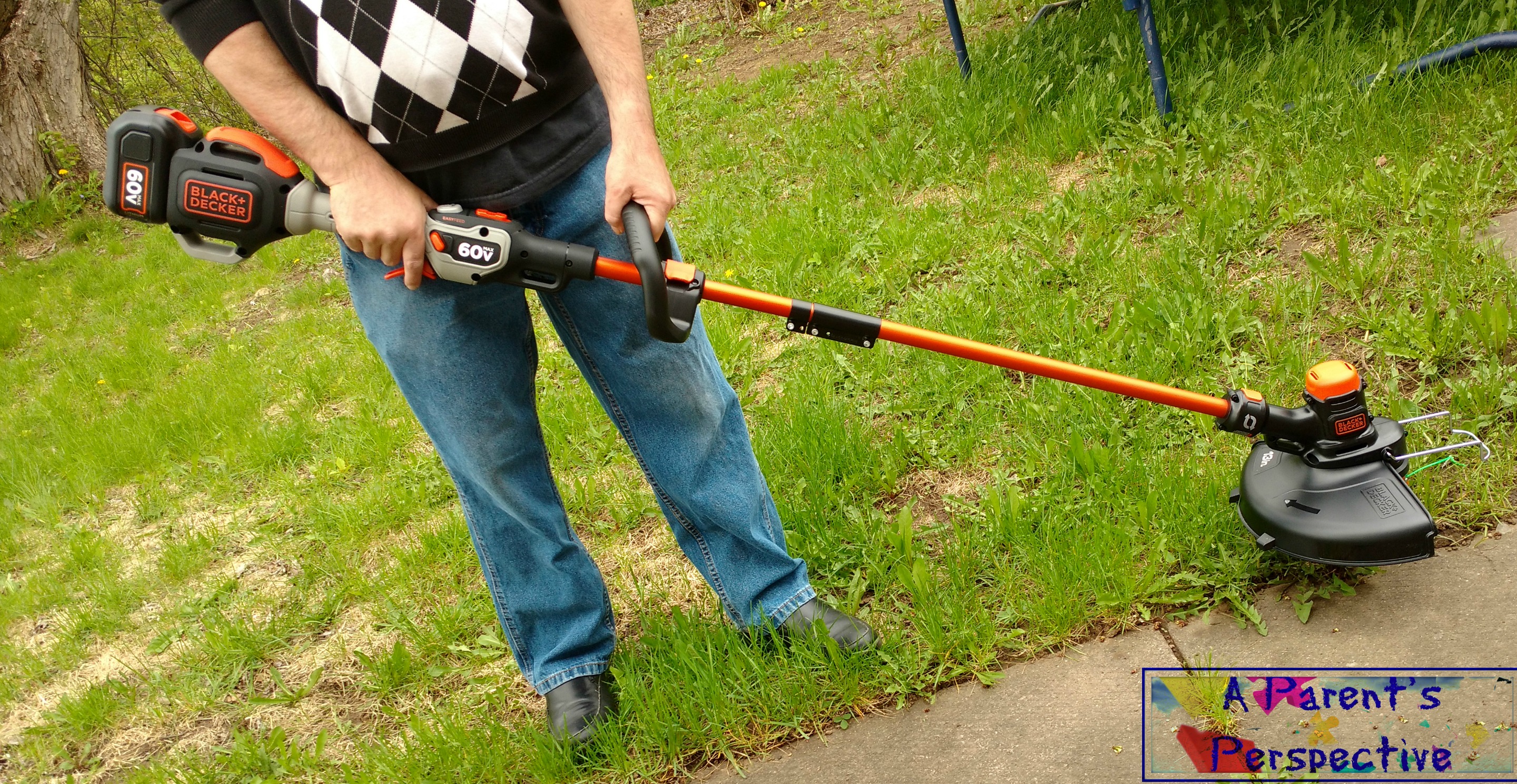 Change It Up, Get Dad A Black+Decker 60V String Trimmer For Father's Day