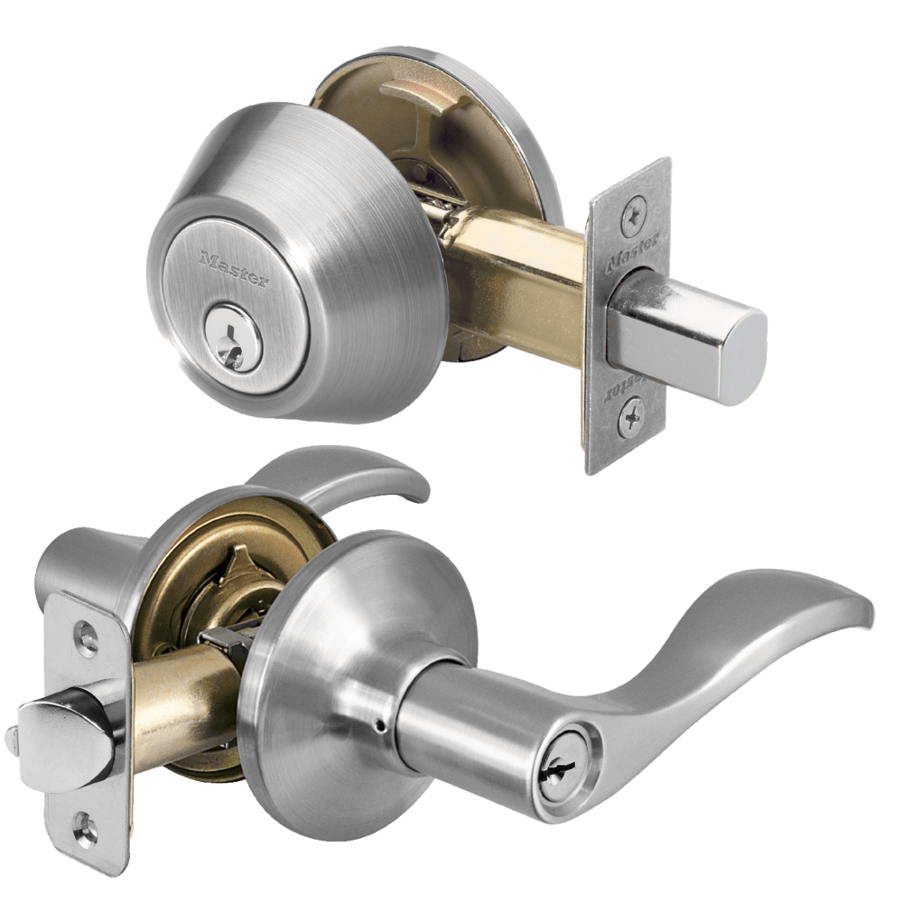 SN Wave Lever Keyed Entry with Schlage Apartment Door Locks
