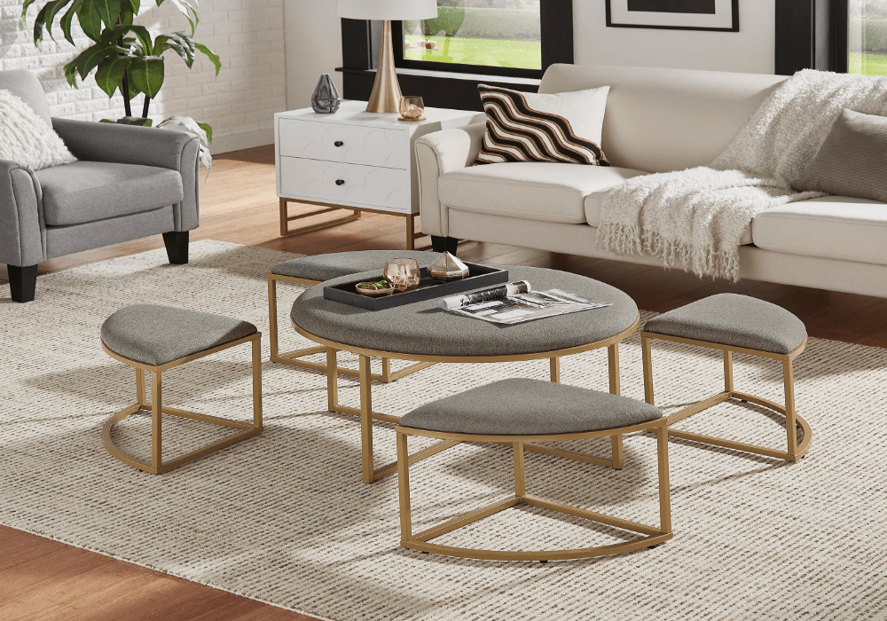 13 Stylish Ottoman Coffee Tables to Upgrade Your Living Room
